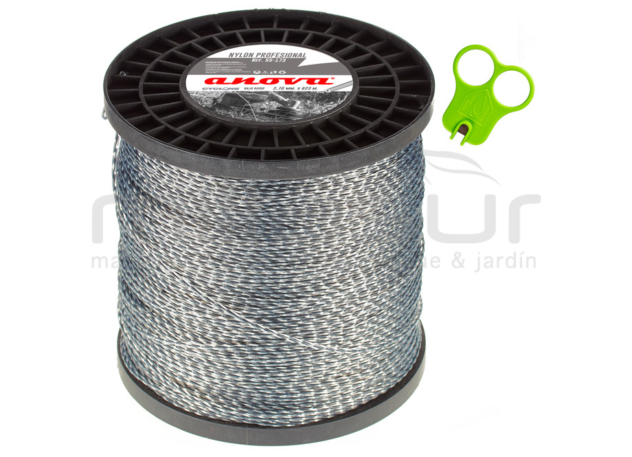 NYLON ANOVA CYCLONE BAJO RUIDO BOBINA 5KG 4,30mm x 240