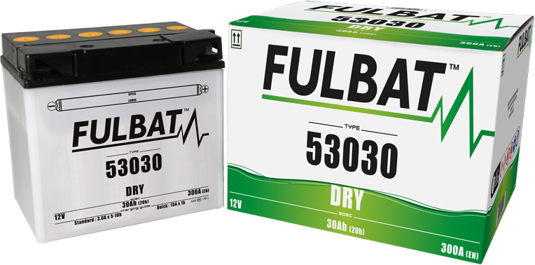 BATTERIE 12V F60-N30-LA ACIDE 30 Ah (186 x 130 x 171) +DROIT