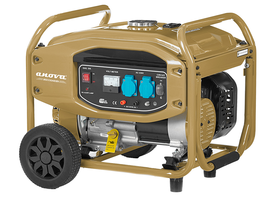 BENZIN-GENERATOR 3200 W / 4 KVA VAO - BRICOGARDEN