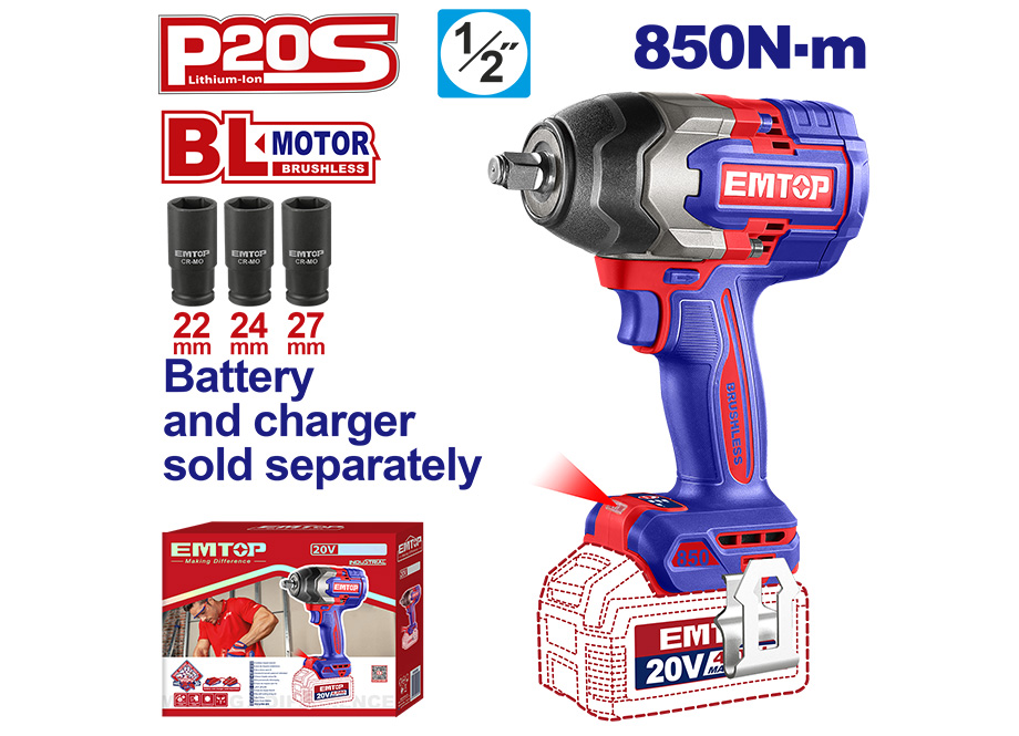 PISTOLA DE IMPACTO 1/2