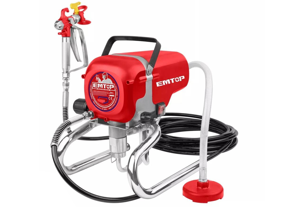 PULVERIZADOR DE PINTURA SIN AIREA AIRLESS 1200W 1600ML/M EMTOP