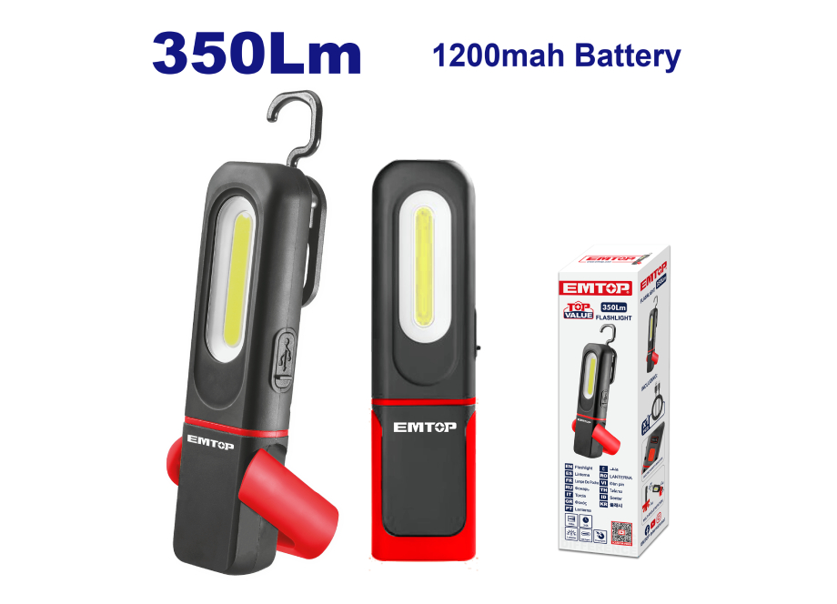 LINTERNA TALLER CON IMAN - 350 LUMENS