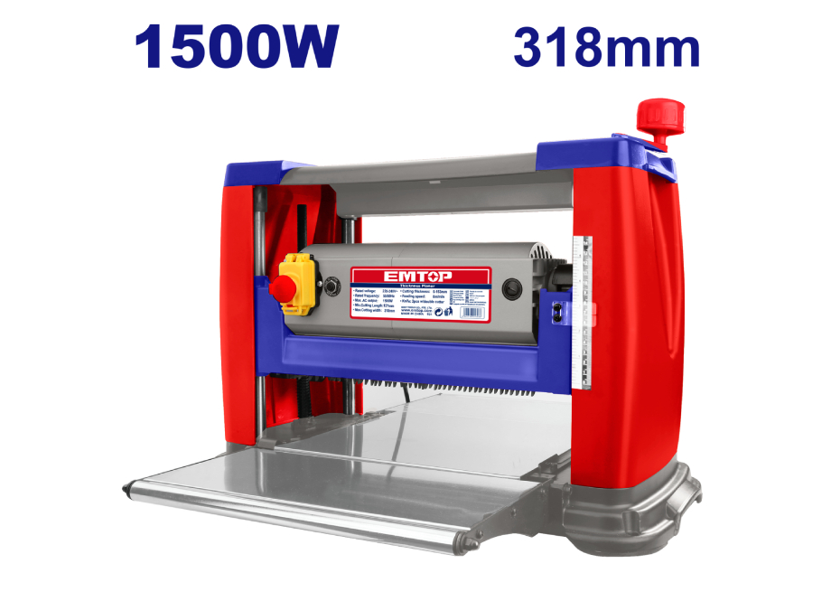 CEPILLO DESGRUESADOR - PLANIFICADORA 1500W EMTOP