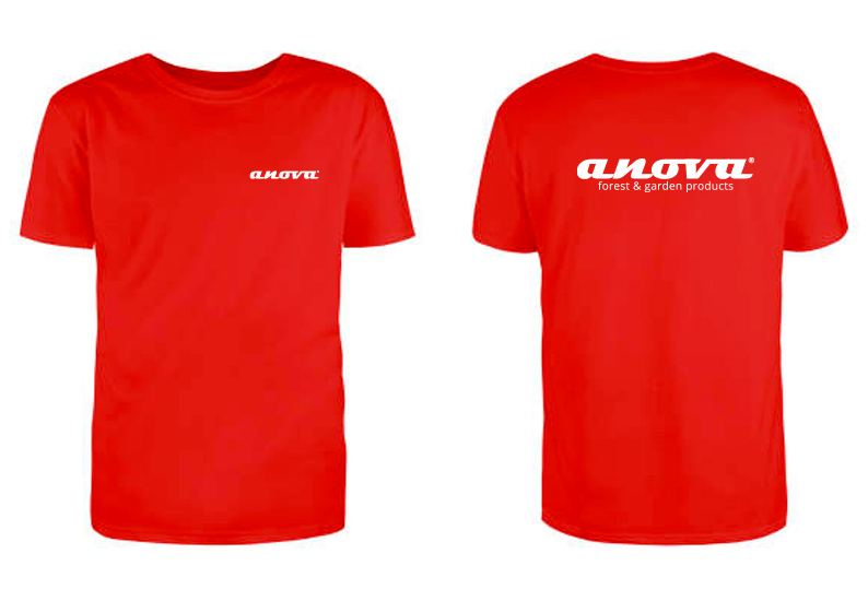 CAMISETA ROJA ANOVA - TALLA L