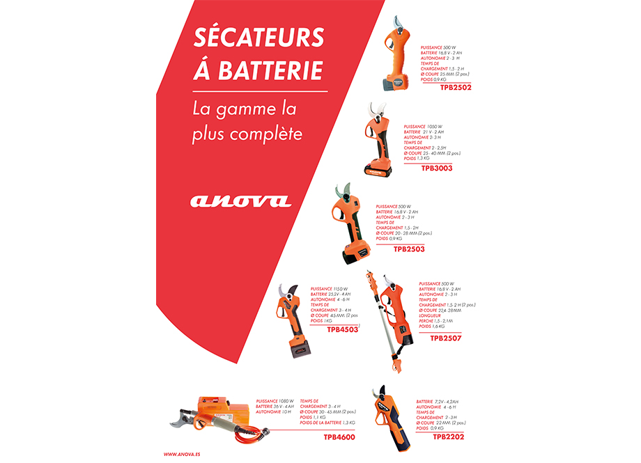 POSTER A2 FORBICI DA POTATURA ANOVA (FRANCESE)