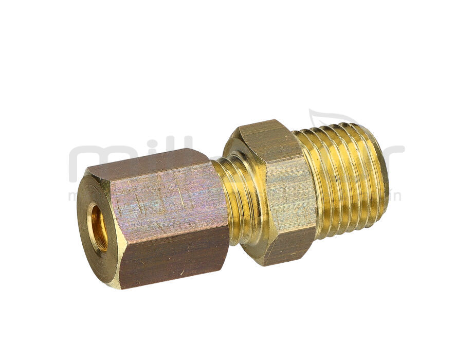 UNION DE PASADOR MACHO G1/8 IN BSPP 4 MM