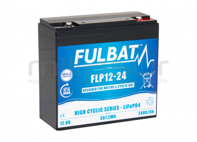 LiFePO4 12V - 24AH ZYKLUS BATTERIE URS 100 (19479) (592511) FLP12-24 (181 x 77 x 167)